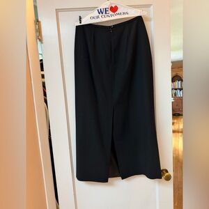 Josephine Chaus Classic Black Midi Skirt